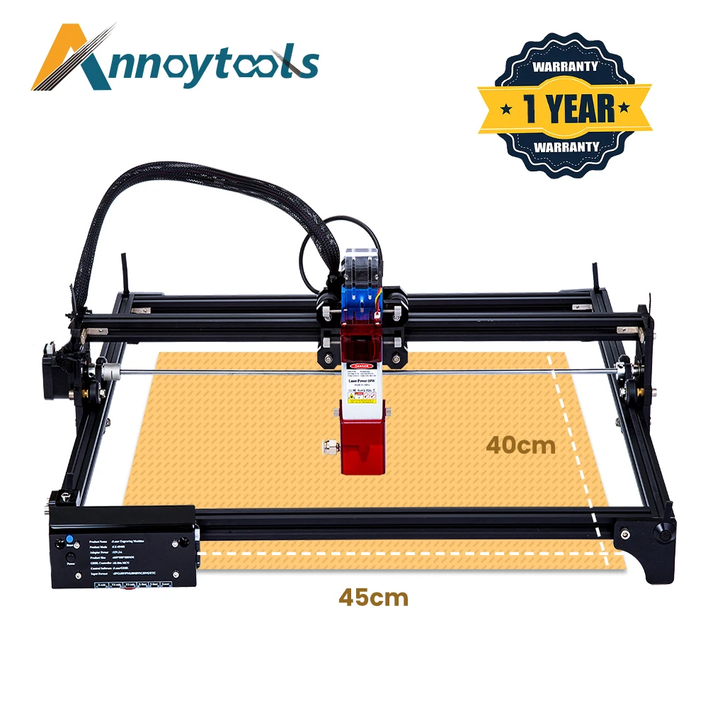 

DIY Laser Engraving Cutting Machine 45*40CM With 32-Bit Motherboard Laser Printer CNC Router Laser Engraver 7w 15w 20w 40W
