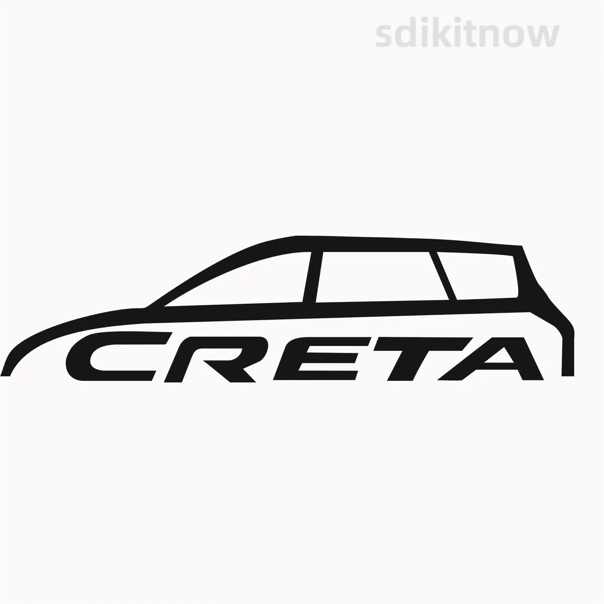 

Спортивная наклейка для автомобиля, стикер для hyundai creta ix25 2018 2023 2022 2021 2020, аксессуары