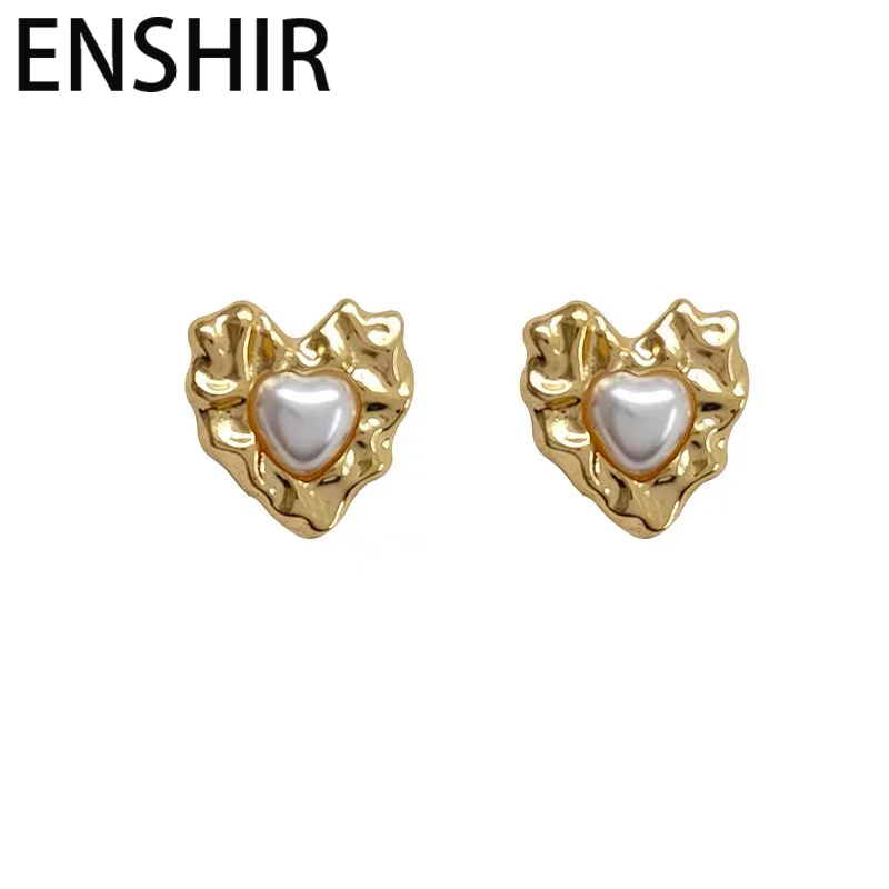 Женские серьги ENSHIR из нержавеющей стали 316L в форме фоторяда Новые французские