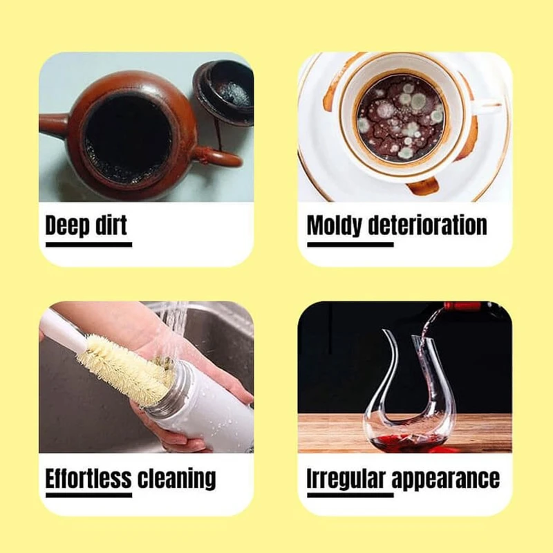 Таблетки для чистки бутылок с водой. Шипучие таблетки очистки от накипи. X3UC.