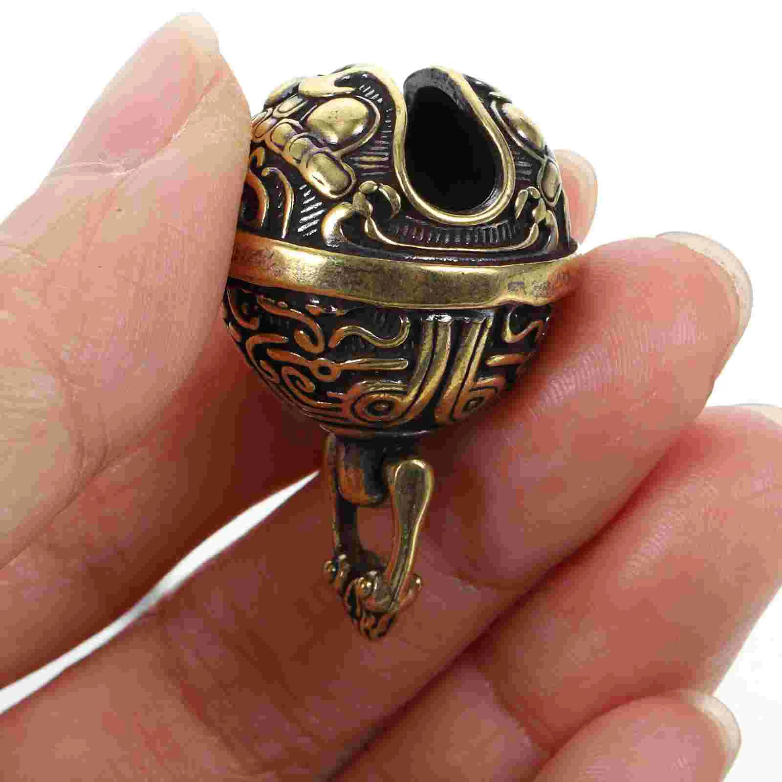 

Bell Pendant Hanging Brass Charms Key Pendants Miniature Ring Ornament Small Figurine