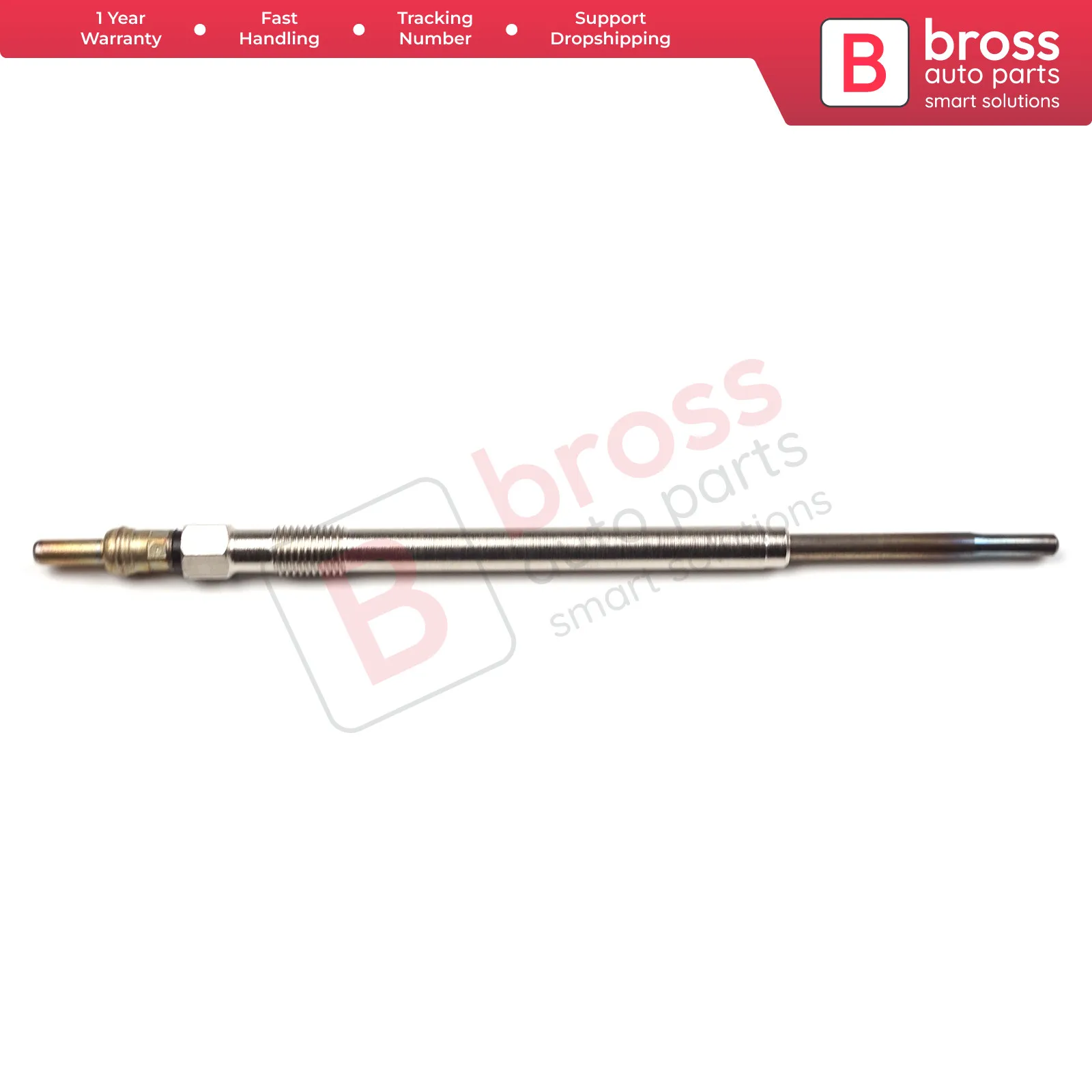 

Bross Auto Parts BGP54 1 Piece Heater Glow Plugs GX4153, 0100276 003 for Iveco Citroen Peugeot Fiat 2.3-3.0 D Ship From Turkey