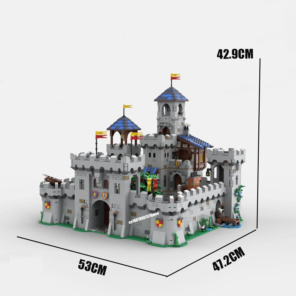 Детский конструктор MOC в стиле средневековой улицы 4039 шт