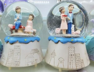 Освещенный музыкальный Снежный шар, струйный подарок, любовь, праздник, милый, доставка из Турции