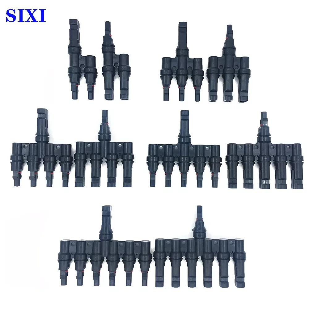 

1 Pairs Solar Panels Parallel Connection Terminal IP67 Waterproof Solar Connectors(Male and Female) Solar Systems Accessories