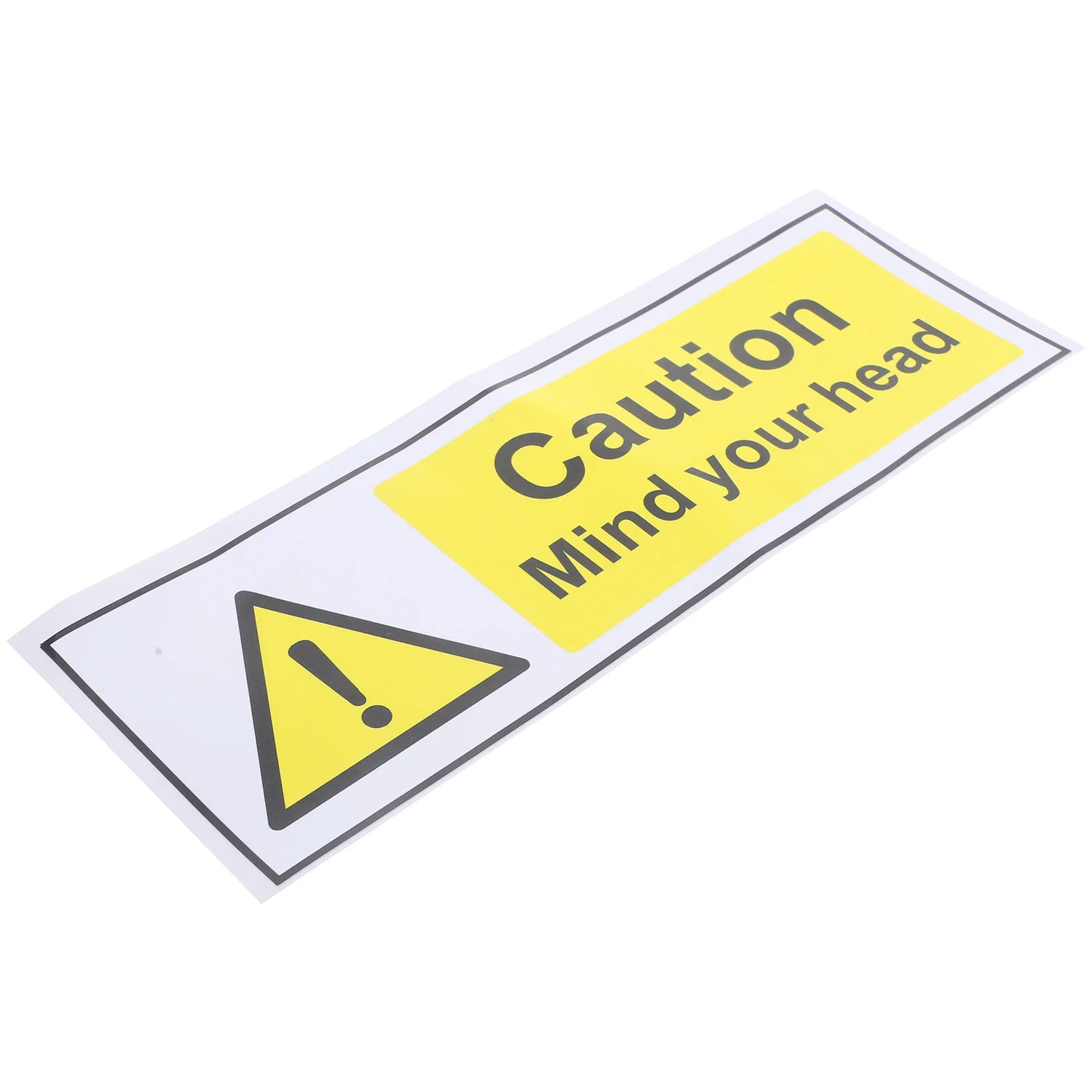 

Sticky Sticker Label Self Adhesive Warning Sign Self-adhesive Mind Your Head Caution