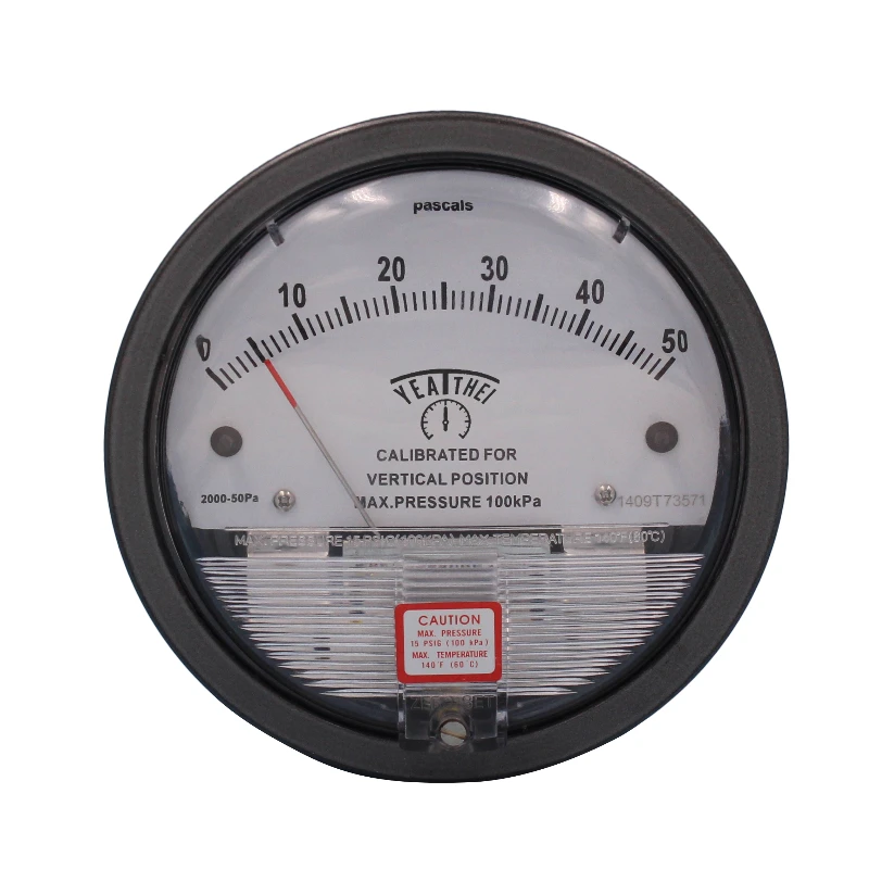 

HG-2000 Micro Air Differential Pressure Gauge For Filters