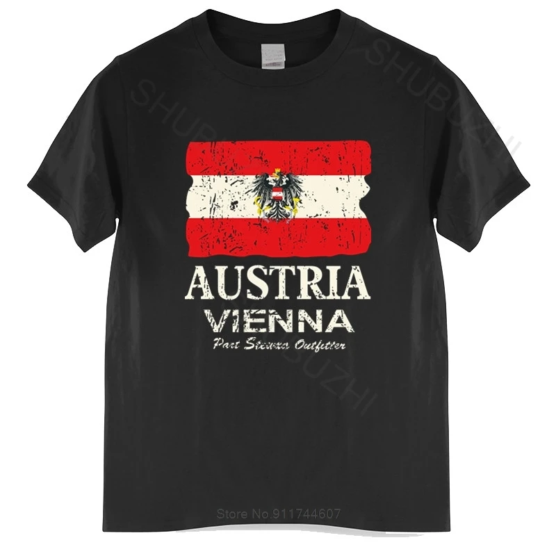 

Men Cotton T Shirt Summer Tshirt Austria Flag Men T shirt Digital Printing O-neck Austria Vienna Cotton T shirt unisex t-shirt
