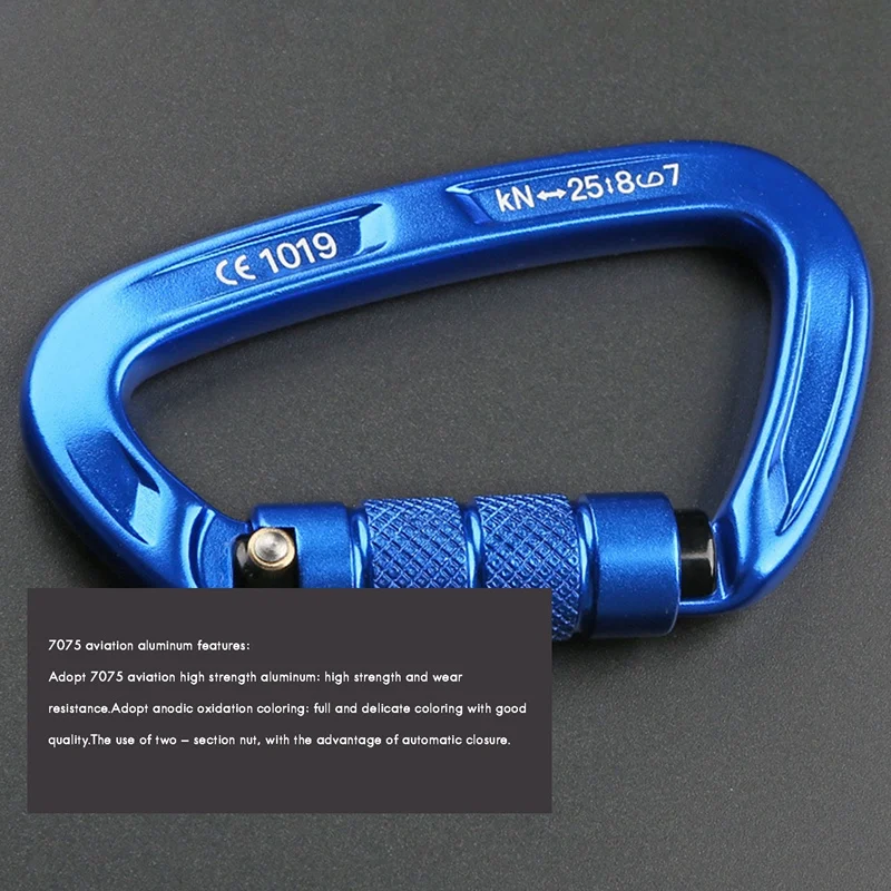 2 шт. карабин с автоматической блокировкой поворотным замком сверхмощные