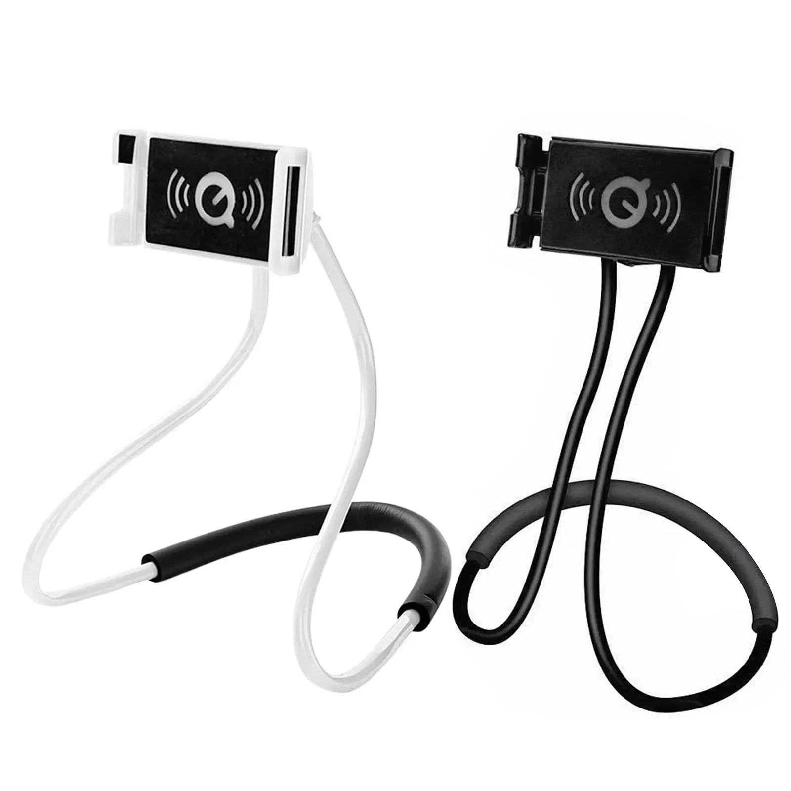 

NEW2023 Neck Holder Flexible Lazy Holder For Hanging On Neck Hands-Free Neck Holder Black White