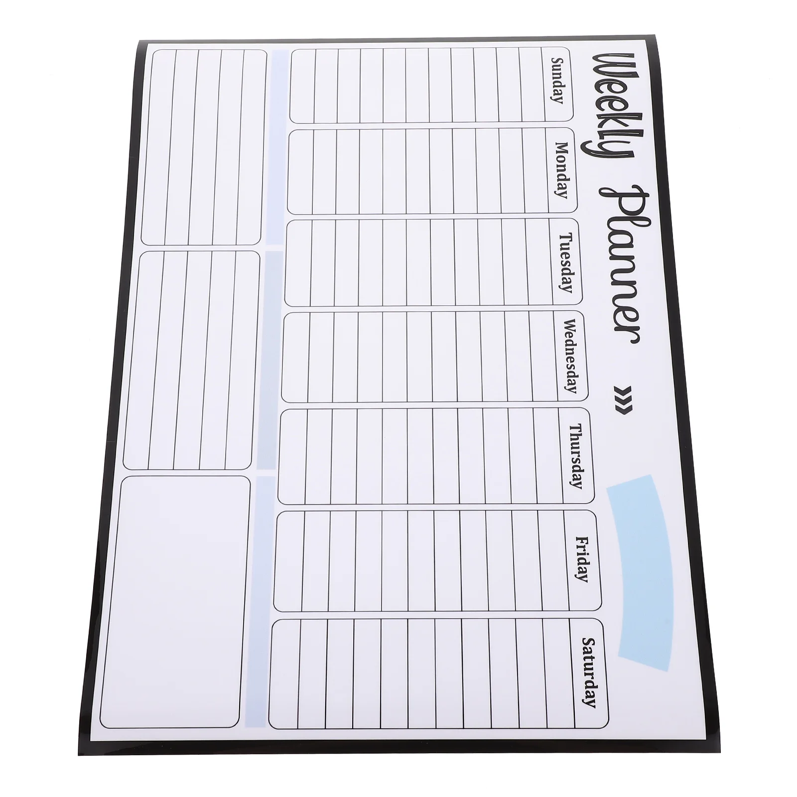 Calendar Board Dry Fridge Erase Magnetic Weekly Planner Whiteboard Wallmonthly Glass Refrigerator Schedule Notepad Erasable