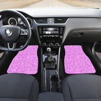 pink floral decor car floor mats set front and back floor mats for car car accessories