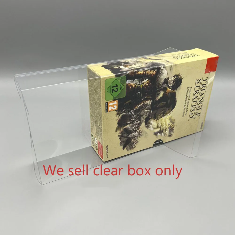 

Transparent Clear box For Switch NS for Triangle Strategy Limited PAL Edition Game Storage protective cover