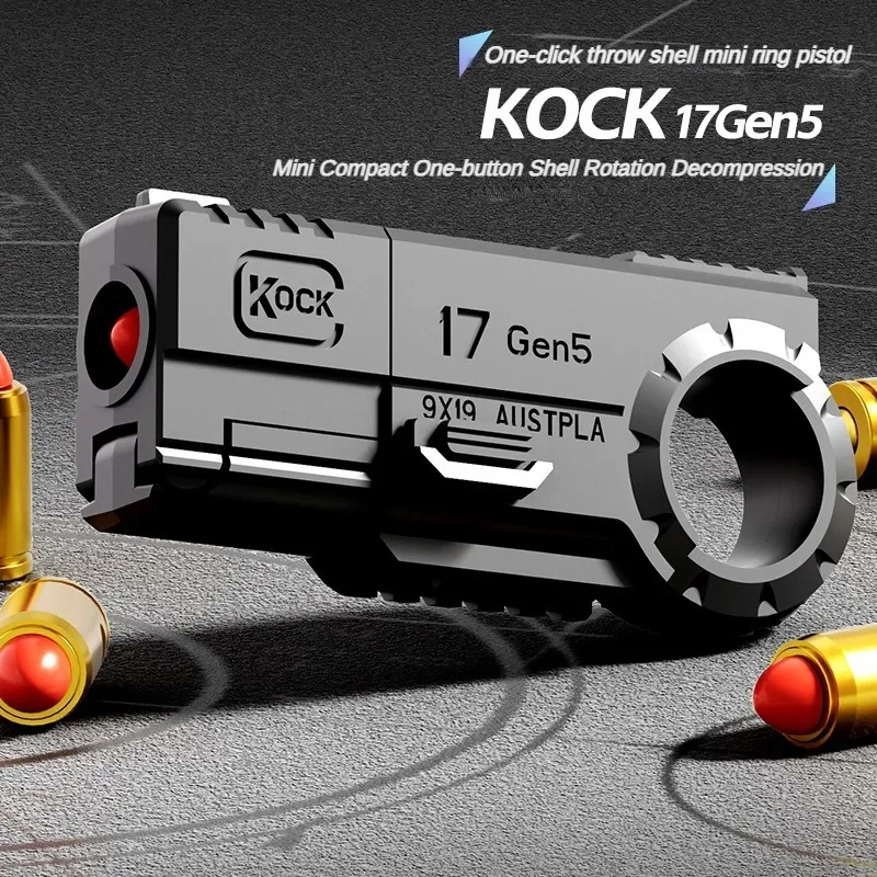 Мини-3d Декомпрессионное Кольцо Пистолет Мягкая Пуля Игрушечный Портативная