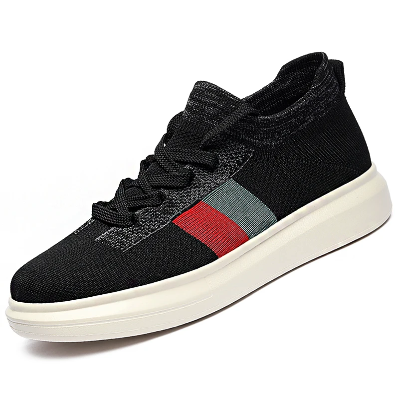 

New Arrival Breathable Soft Knit Running Shoes for Men Fashion Sneakers Casual Sports Shoes Comfortable Walking Shoes