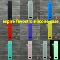 new soft silicone protective case for aspire favostix no e cigarette only case rubber sleeve shield wrap skin 1pcs