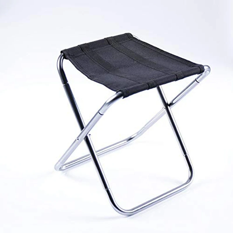 

Портативный маленький складной стул, складной стул весом 200 фунтов, подходит для пляжного отдыха на открытом воздухе, походов, рыбалки