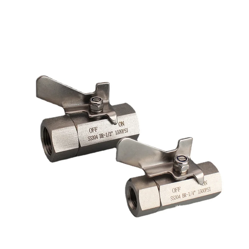 Шаровой кран высокого давления 1/4 дюйма 3/8 1/2