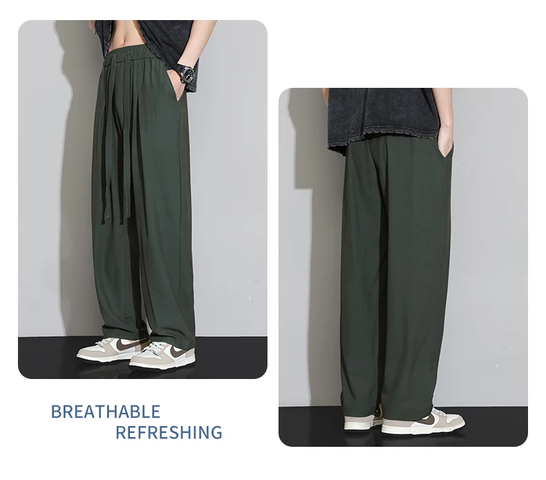 2024 летние шелковые брюки спортивные штаны уличная одежда джоггеры оверсайз 7XL 8XL