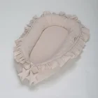 Переносная Мягкая дышащая детская кровать со съемным чехлом для новорожденных