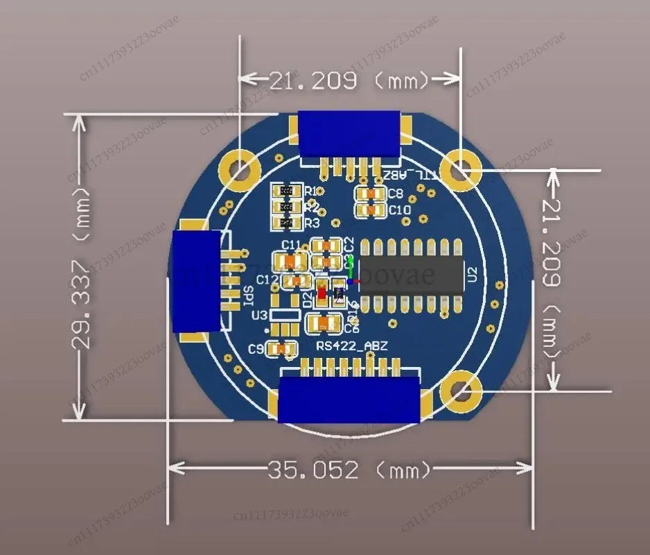 Магнитный энкодер Df TLE5012B, высокоточный 15-битный угловой датчик с интерфейсами ABZ SPI RS422 для системы управления движением. (art.: 3920dd0749fb7) - 3920dd0749fb7