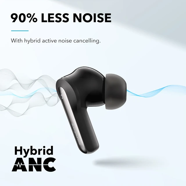 Anker Soundcore Life P3i Hybrid Active Noise Cancelling bluetooth earphones, wireless earbuds, 4 Mics, Powerful Sound Custom EQ 2