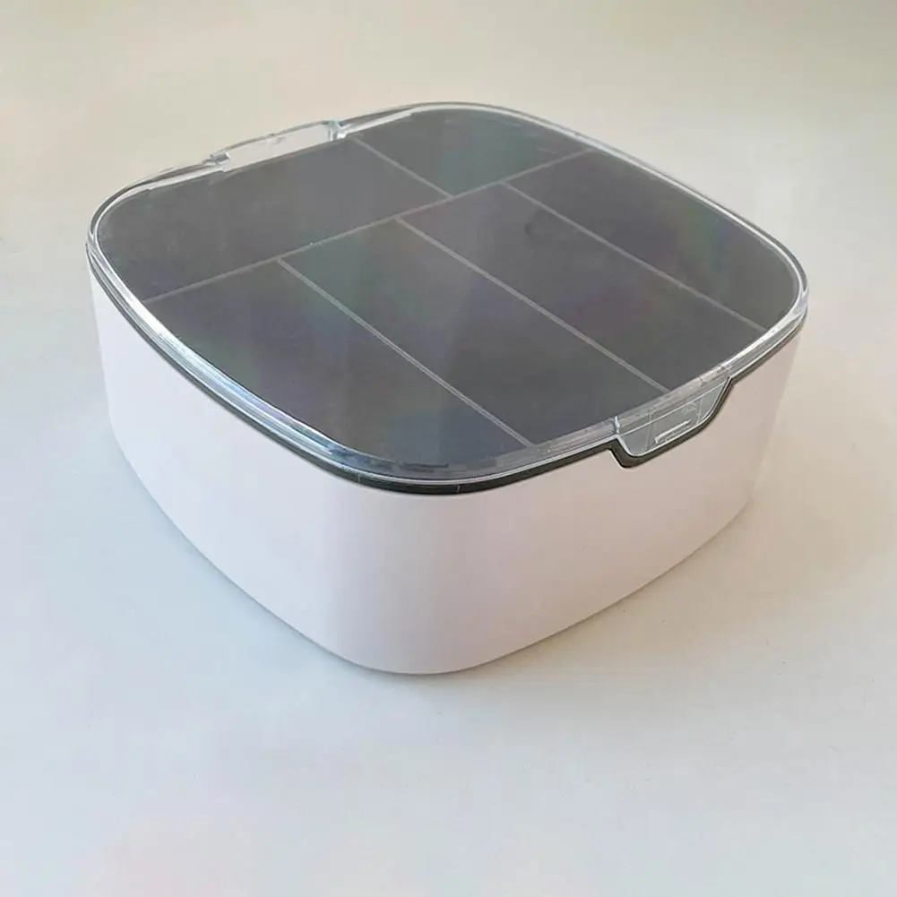 

Data Organizer Box Useful Snap Clasp Closure with Lid Daily Use Cable Storage Box Data Wire Box