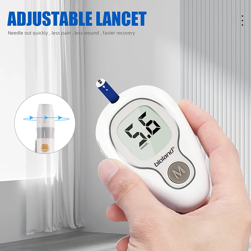 Глюкометр COLEBY тест-полоски иглы монитор глюкометр мг/дл для диабетиков |