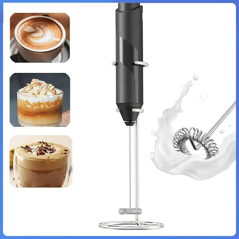 

Electric Mini Milk Foamer, Coffee Maker, Hand Mixer Cappuccino Ground Foam Blender Egg Beater Type Convenient Small Power