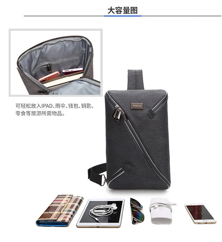 Рисунок 4 - Повседневная нагрудная сумка для мужчин и женщин