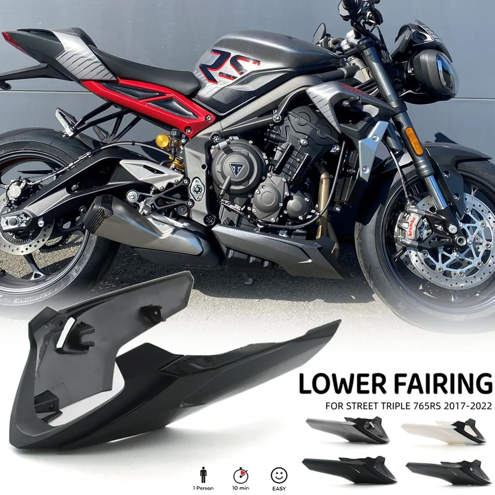 

Для улицы тройной 765 RS 765RS 2017-2022 нижний спойлер для двигателя мотоцикла обтекатель Bellypan защитная оболочка
