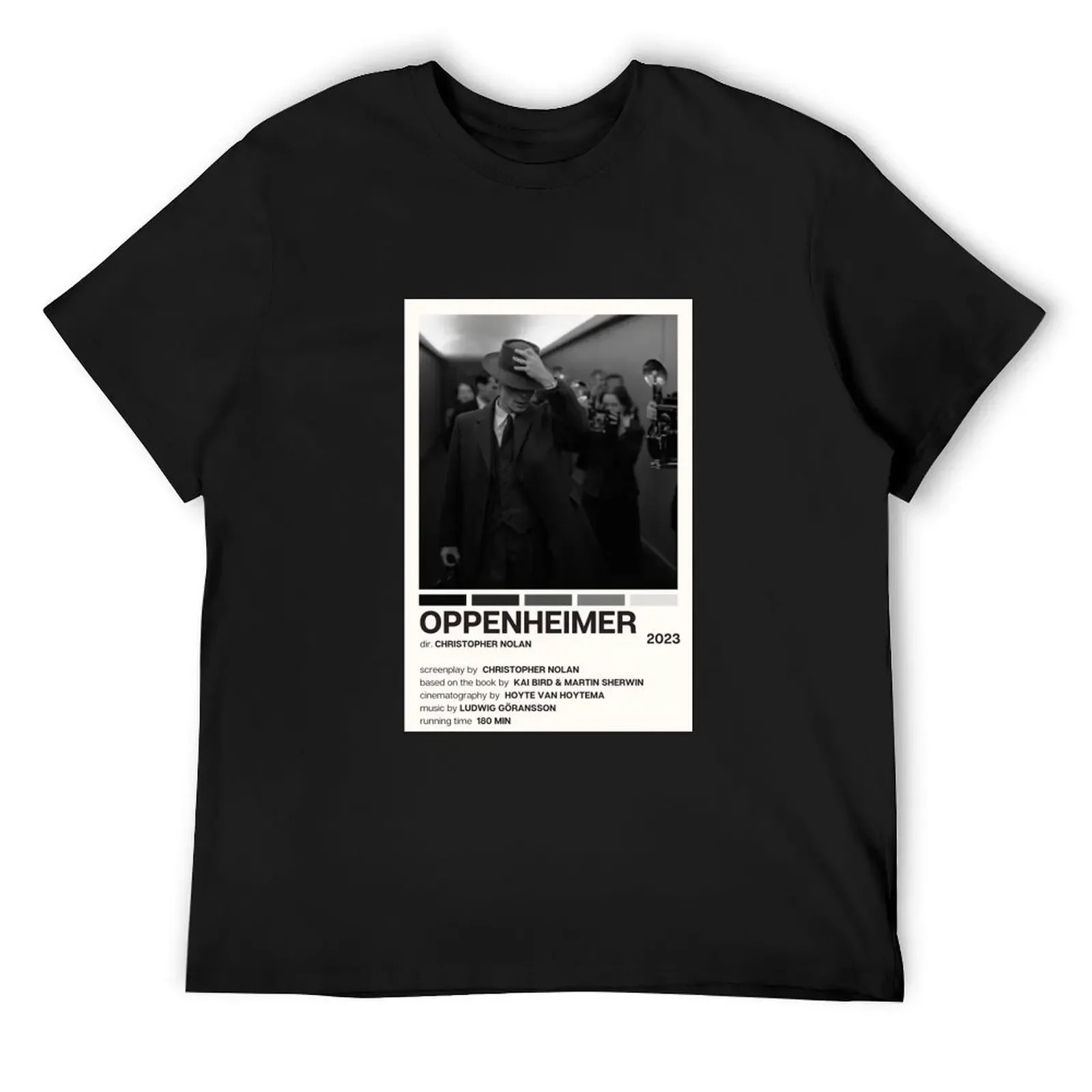 Oppenheimer (2023) Футболка с постером фильма футболка большого размера рисунком блузка