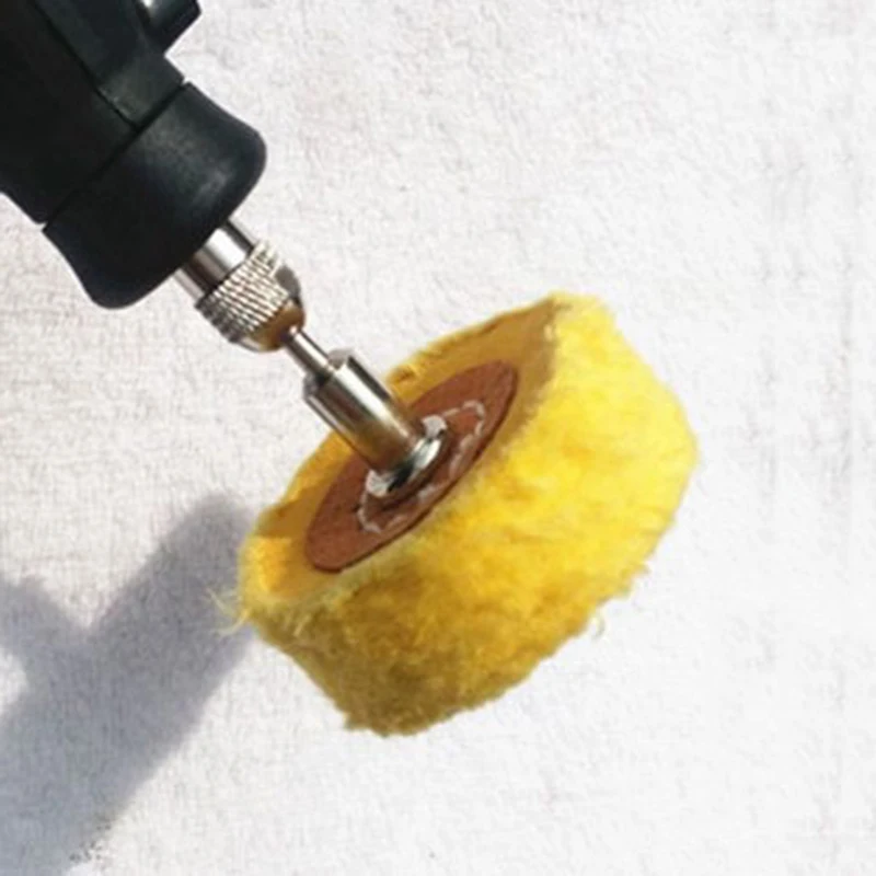 T Type Polish Cloth WheelBrush Head Grinder Shank Buffing Accessory Rotary Tool Polishing Pad Hand Tool Kits