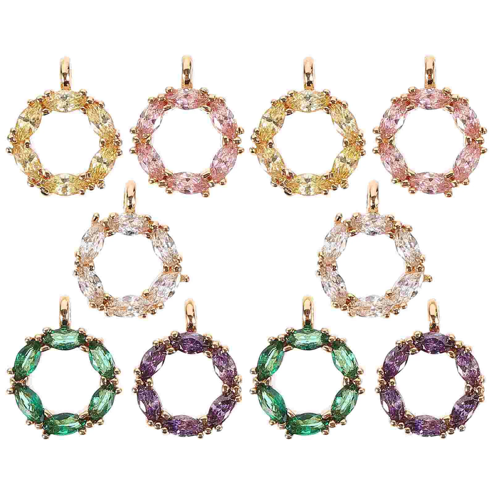 

Earring Making Supplies Horse Eye Pendant Rhinestone Choker Handmade Accessories