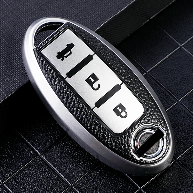 

Кожаный Чехол Для Ключей Nissan Leaf, Micra, Qashqai J11, J10, X-Trail T32, Versa Note, Patrol – Аксессуар Для Ключей Автомобиля