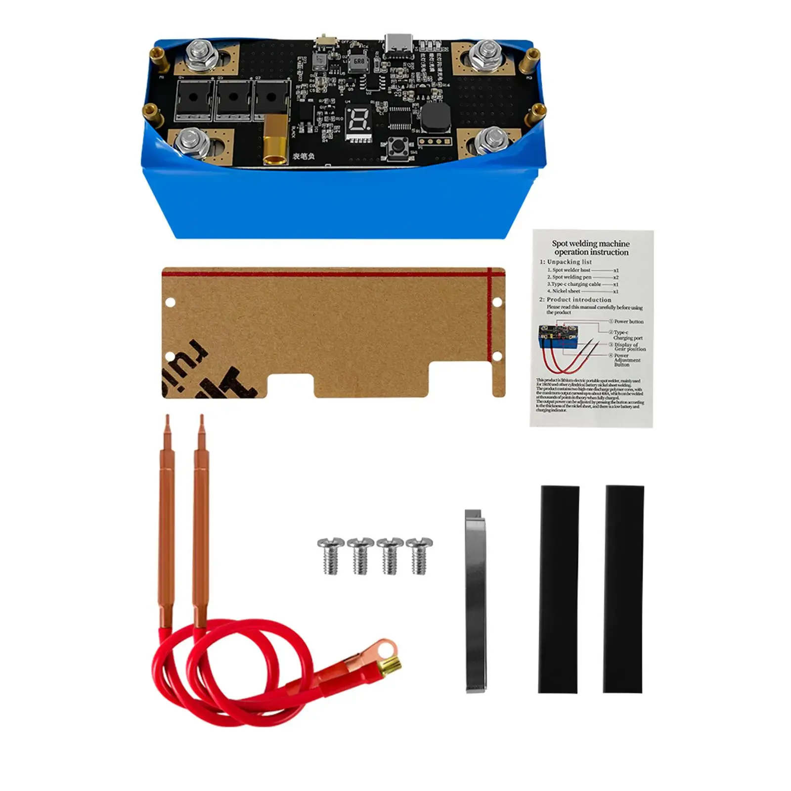 

Thickness Metal Sheet Welder Type C Fast Charging Precision Spot Welding Spot Welder Portable Spot Welding Machine for Repair