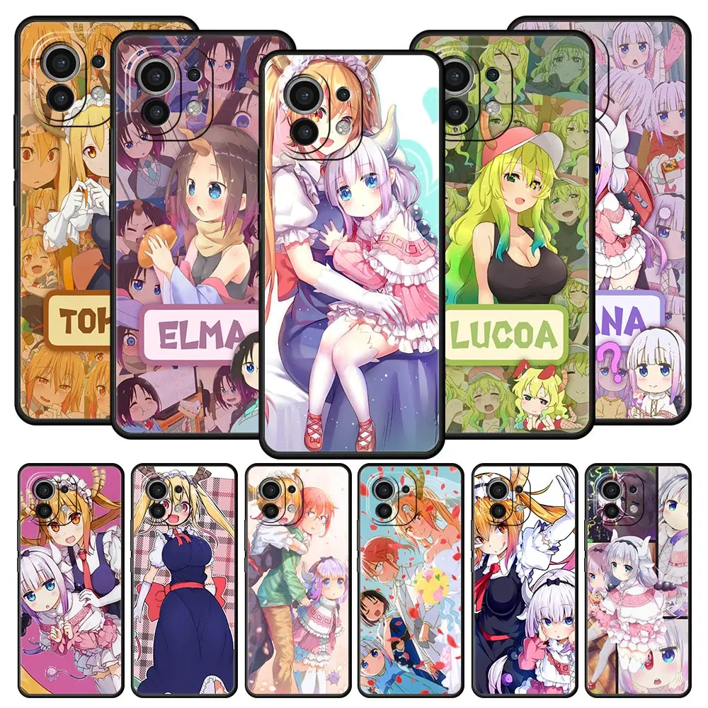 

Чехол для телефона Miss Kobayashi's Dragon Maid для Xiaomi Poco X3 NFC M3 F3 M4 X4 Mi Note 12 10 Lite 11 10T 11T 11X Pro 5G 9T 11i
