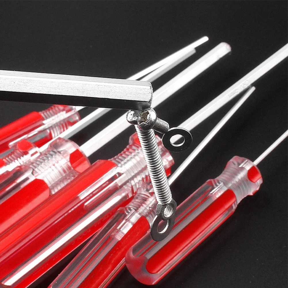 

7pcs Hexagon Screwdriver Set Flat Head Hex Magnetic Hand Tool 1.5mm-6mm Screwdrivers For Repairing Electronics Toys Furniture