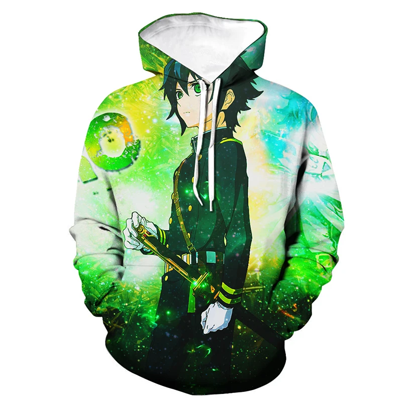 

Owari No Seraph 3D Printed Hoodies Anime Cosplay Men Women Casual Hooded Sweatshirt Hip Hop Pullover Fashion Hoodie Top Clothing