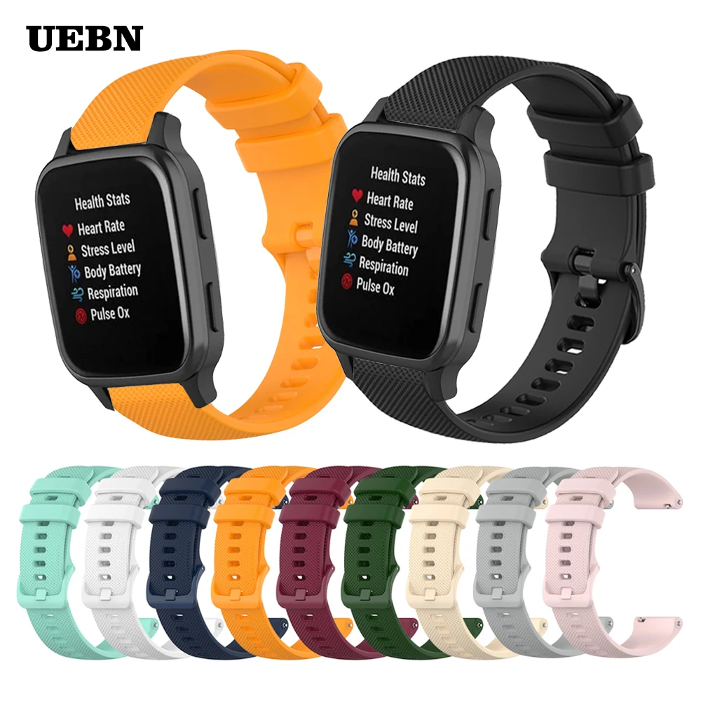 

Спортивный силиконовый ремешок UEBN для Garmin видеобраслета, для Garmin видеобраслета, для Garmin видеоактивных 3 Forerunner 645, Ремешки для наручных часов