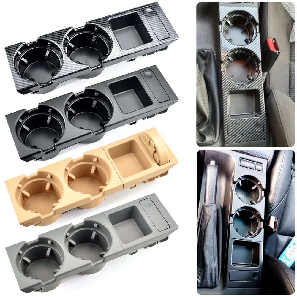 

Car Center Console Water Cup Holder Beverage Bottle Holder Coin Tray For Bmw 3 Series E46 323i 318I 320I 98-06 51168217953