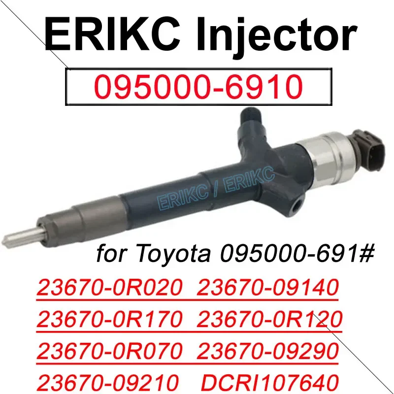 095000 -6910 Дизельный распылитель-инжектор -6911 Форсунка впрыска топлива для DENSO 23670-0R170