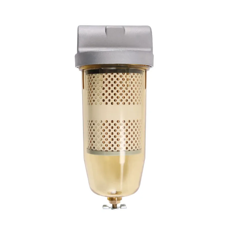 B10-AL Fuel Tank Filter Assembly 496 Replacement Gasoline Diesel Water Separator 30 Micron Max 25 Gpm 150 Psi 1” NPT Top Cap