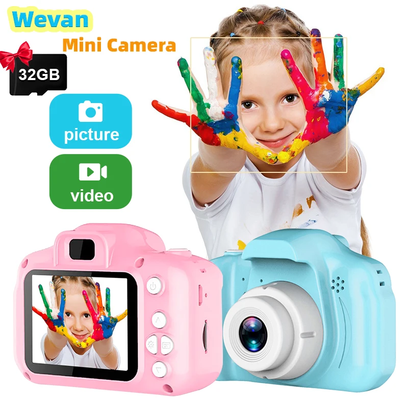 Детская мини-камера образовательные игрушки для детей подарок на день рождения
