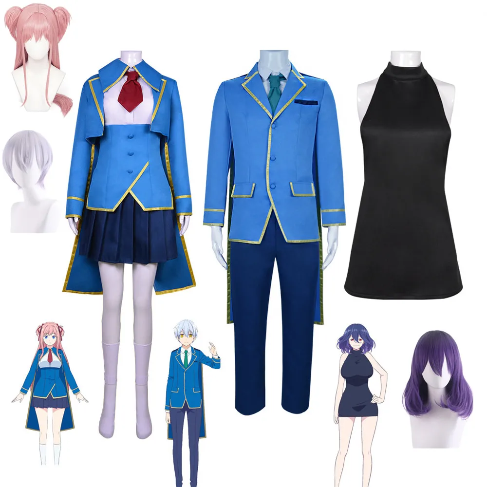 

Костюм для косплея из аниме «вермил в золотом дьяволе», косплей-костюм унисекс из алюта, унисекс, школьная форма на Хэллоуин, костюм с парико...