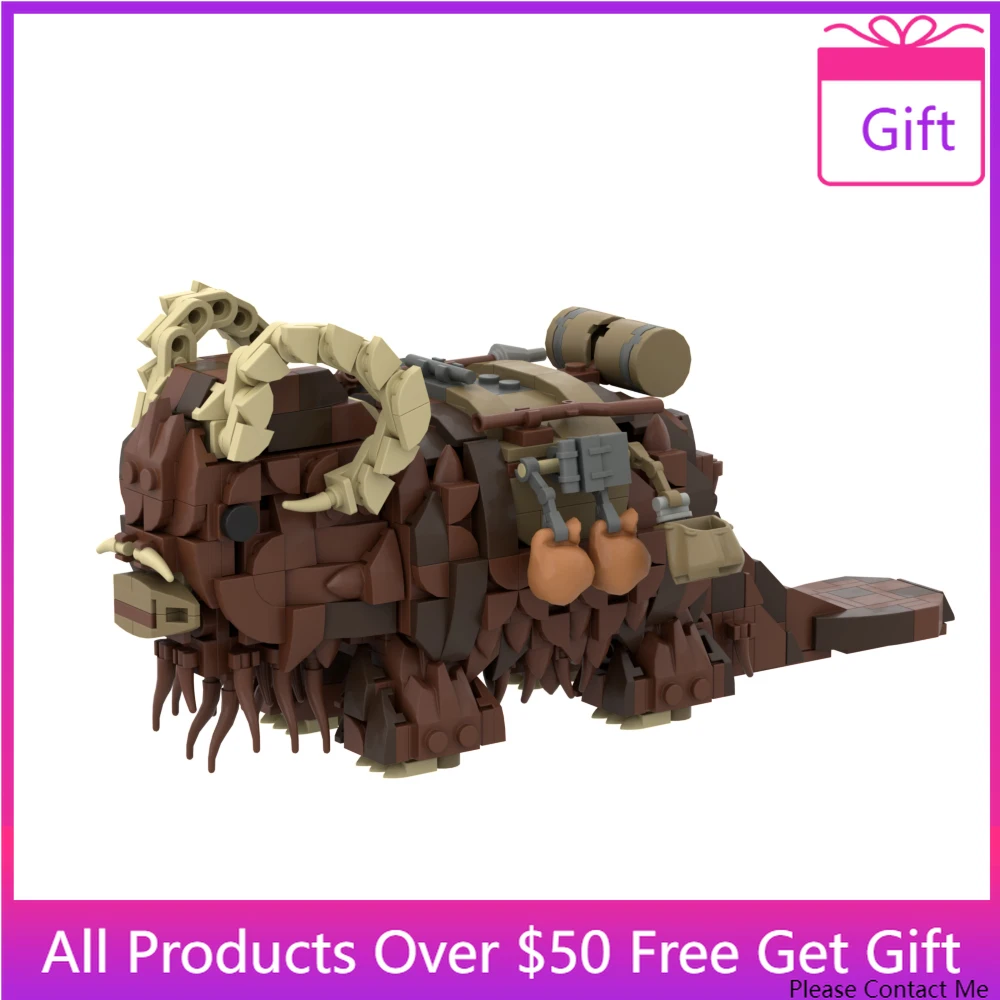 

Space Wars Animal Tuskens-Raider Transport Beast Bull TUSKEN Building Blocks Desert Transport Bricks Model Toys Birthday Gifts