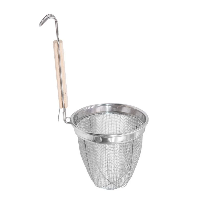 

stainless steel colander noodle Dumplings mesh basket for deep fryer French fries dryer vegetable Frying Basket Sink Strainer