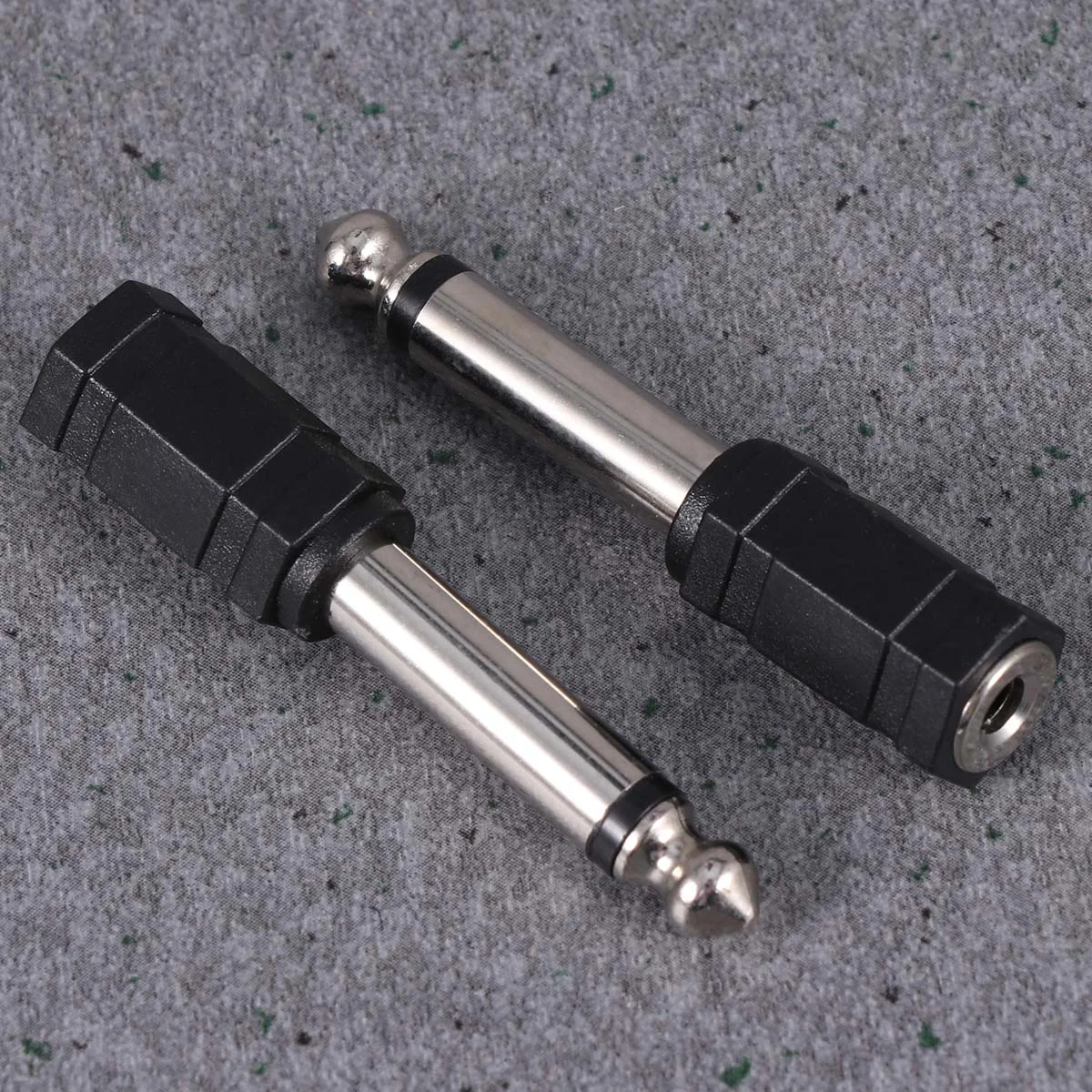 

12 Pcs Headphone Adapter Audio Microphone 6.35 Plug 3.5 Jack Connector Converter 6.35mm 3.5mm
