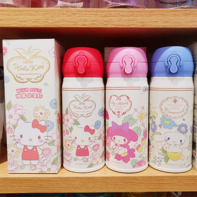 2024 Miniso Новый Выдвижной термос чашка Yuguigou Meileti 320 мл прямая для напитков милая