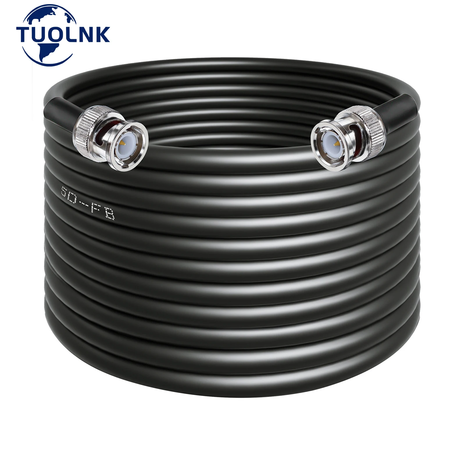 

5D-FB Jumper Cable BNC Male to Male Plug 5D FB Coaxial Cable for CDMA GSM 3G 4G LTE WiFi Antenna RF Coax Cable 30cm 50cm 1M